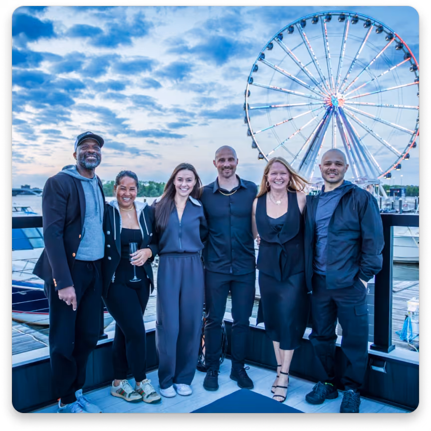 The FLOHOM team on the water